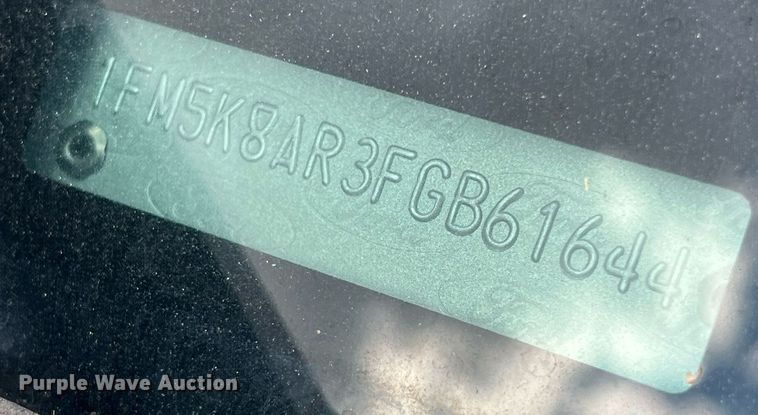 image for item DS3126 2015 Ford Explorer Police Interceptor SUV