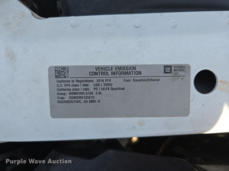 image for item DS4752 2016 Chevrolet Impala Police Cruiser 