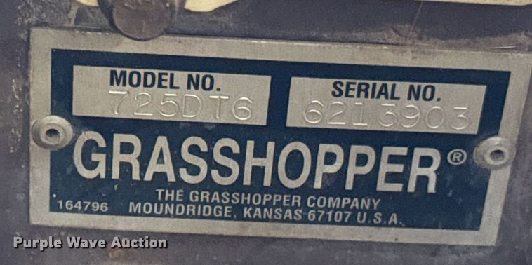 image for item DX1221 (4) Grasshopper 722D ZTR lawn mowers