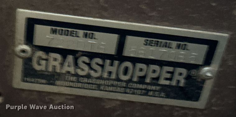 image for item DX1221 (4) Grasshopper 722D ZTR lawn mowers