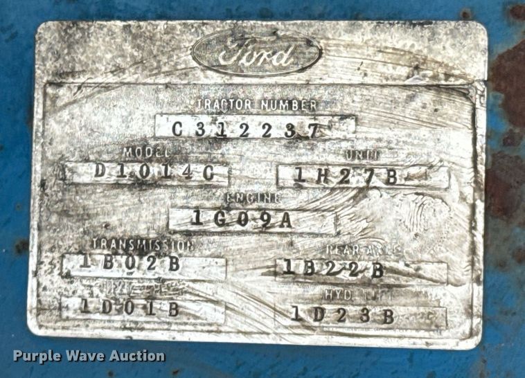 image for item DX1223 Ford 4000 tractor