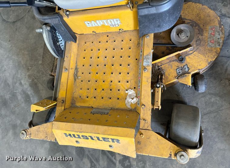 image for item DX1230 2017 Hustler Raptor SD ZTR lawn mower