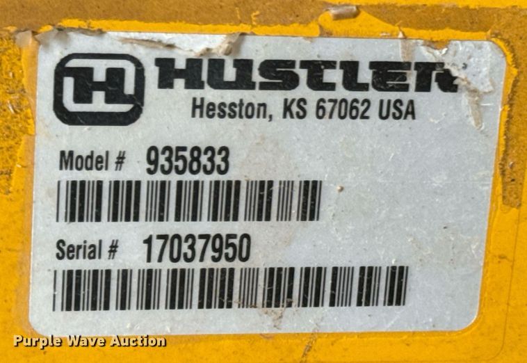 image for item DX1230 2017 Hustler Raptor SD ZTR lawn mower