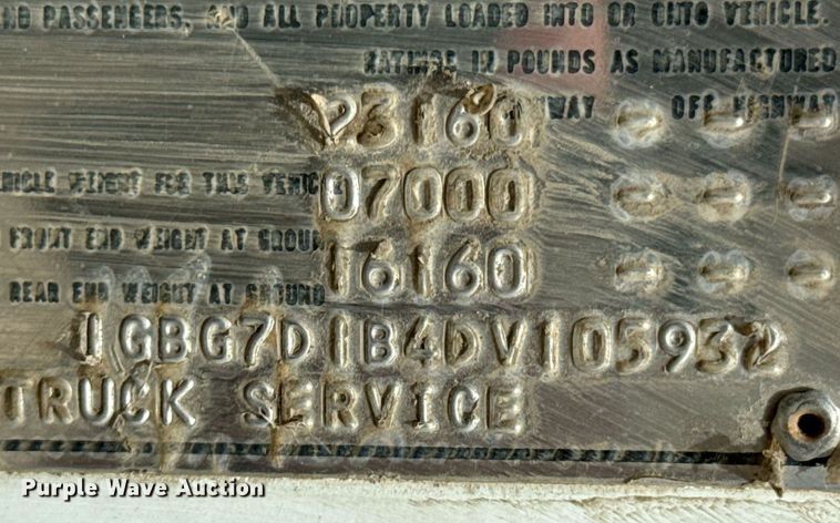 image for item DX1232 1983 Chevrolet C70 water truck