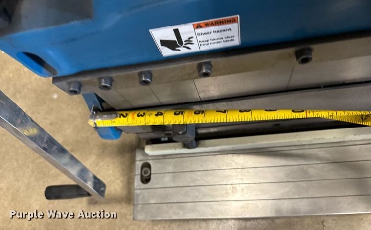 image for item DX3584 2017 Baileigh SBR-4020 sheet metal brake