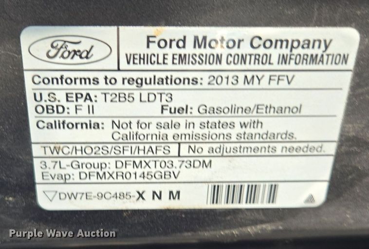 image for item EE8501 2013 Ford  Explorer Police Interceptor  SUV