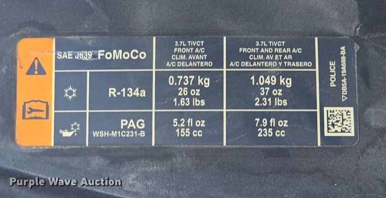 image for item EE8501 2013 Ford  Explorer Police Interceptor  SUV