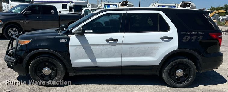 image for item EJ2995 2015 Ford Explorer Police Interceptor SUV