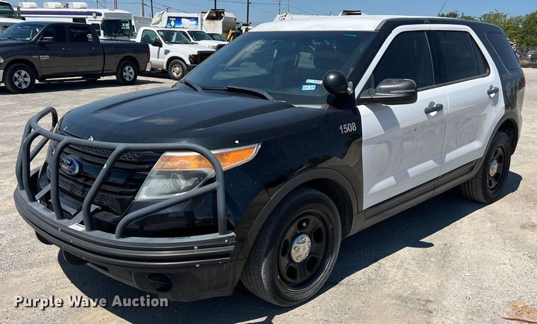 image for item EJ2996 2015 Ford Explorer Police Interceptor SUV
