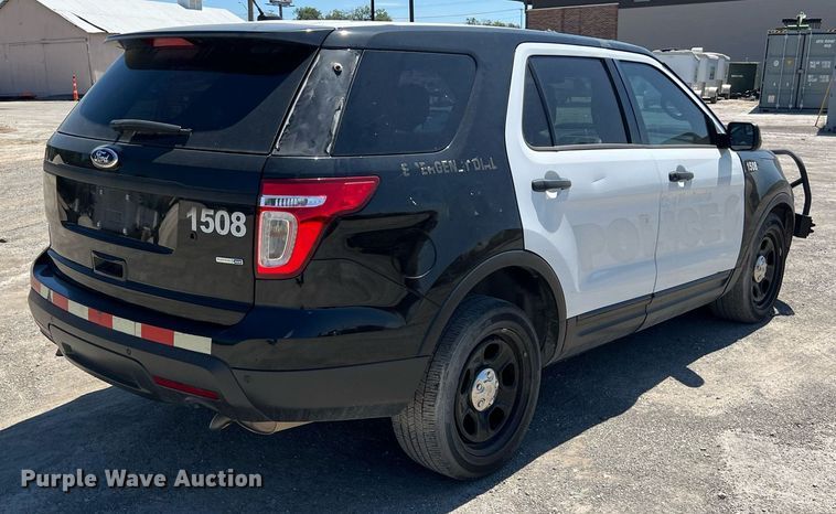 image for item EJ2996 2015 Ford Explorer Police Interceptor SUV
