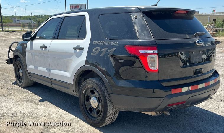 image for item EJ2996 2015 Ford Explorer Police Interceptor SUV