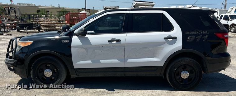 image for item EJ2996 2015 Ford Explorer Police Interceptor SUV