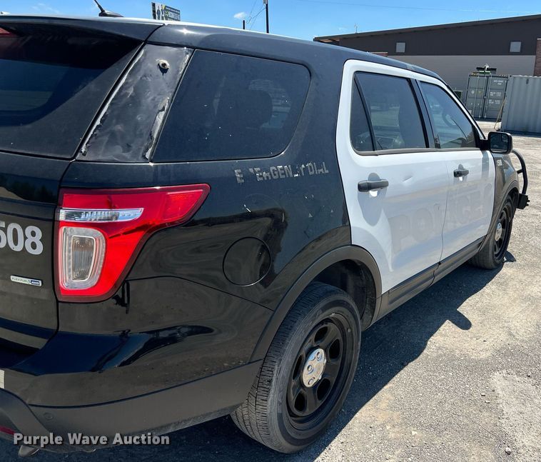 image for item EJ2996 2015 Ford Explorer Police Interceptor SUV