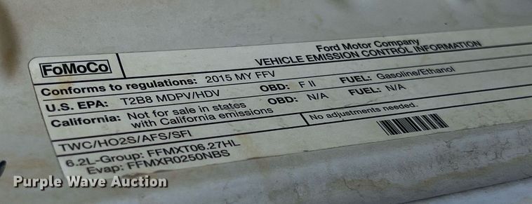 image for item EJ2998 2015 Ford F250 Super Duty XL SuperCab pickup truck