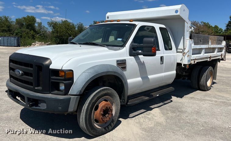 image for item EJ3002 2010 Ford F450 Super Duty XL SuperCab dump truck