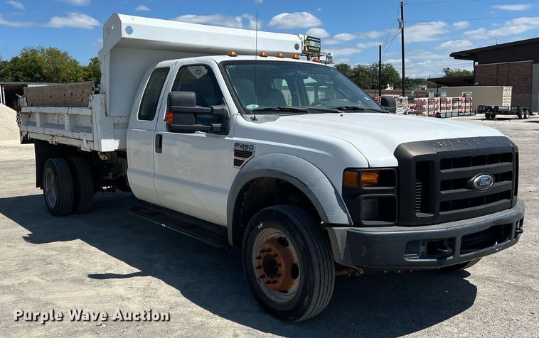 image for item EJ3002 2010 Ford F450 Super Duty XL SuperCab dump truck