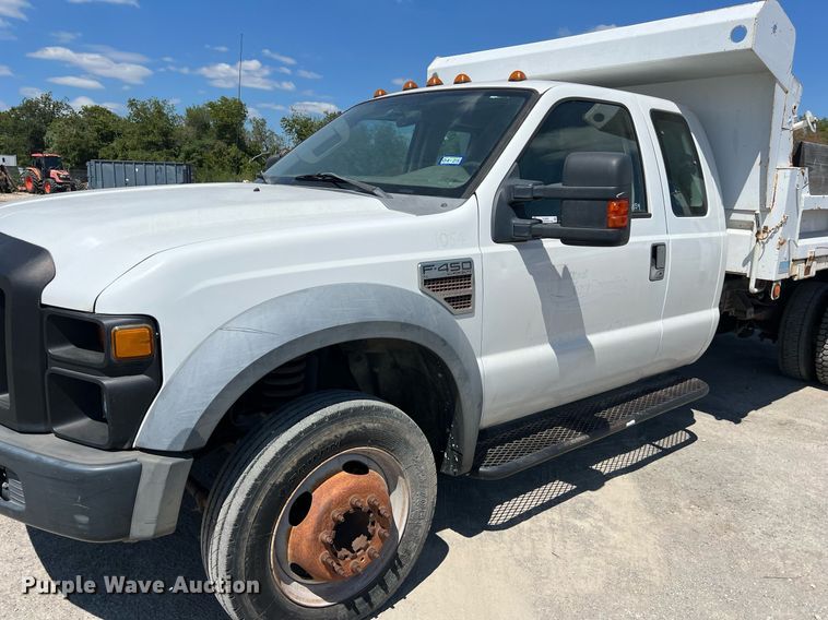 image for item EJ3002 2010 Ford F450 Super Duty XL SuperCab dump truck