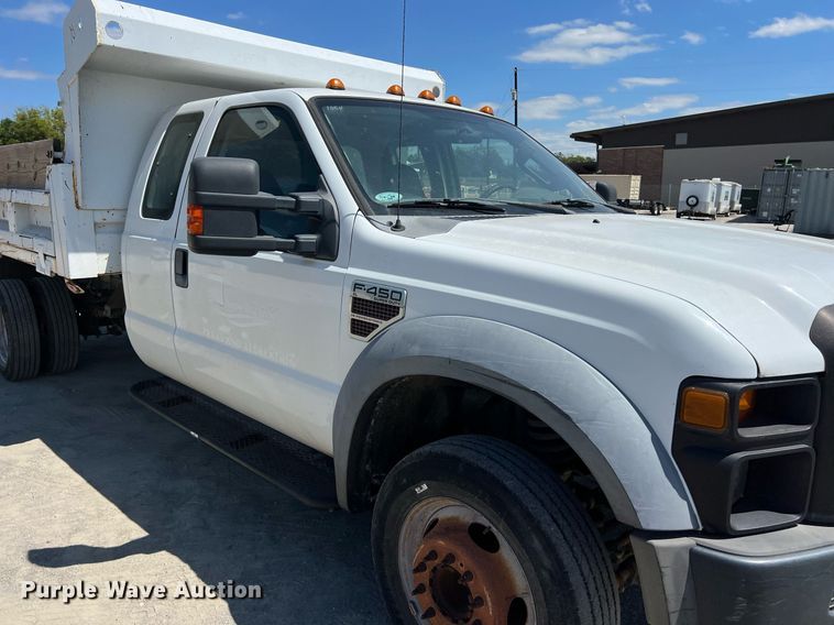 image for item EJ3002 2010 Ford F450 Super Duty XL SuperCab dump truck