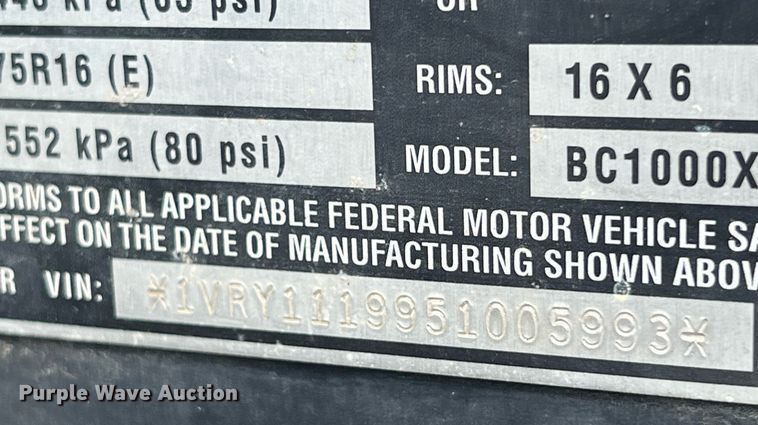 image for item EJ3010 2005 Vermeer BC1000XL wood chipper