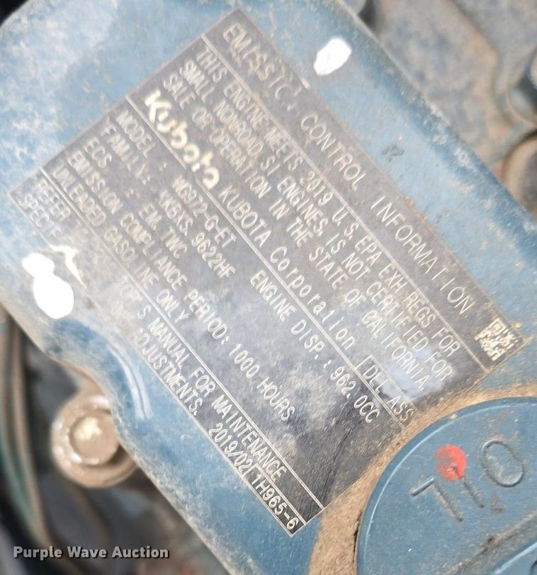 image for item EK2139 2019 Grasshopper  932 ZTR lawn mower