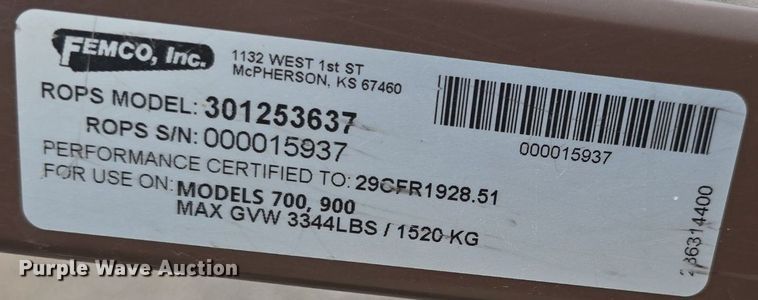 image for item EK2139 2019 Grasshopper  932 ZTR lawn mower