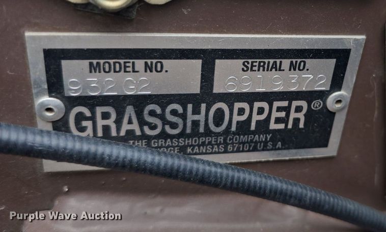 image for item EK2140 2019 Grasshopper  932 ZTR lawn mower