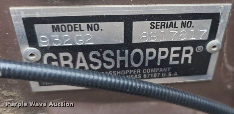 image for item EK2141 2019 Grasshopper  932 ZTR lawn mower