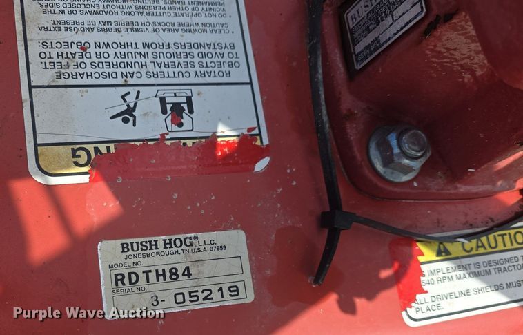 image for item EK2184 Brush Hog RDTH84 rotary mower