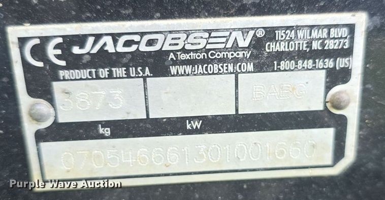 image for item EK6425 2017 Jacobsen HR600 lawn mower