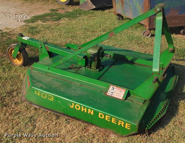 image for item EQ2185 John Deere 403 rotary mower