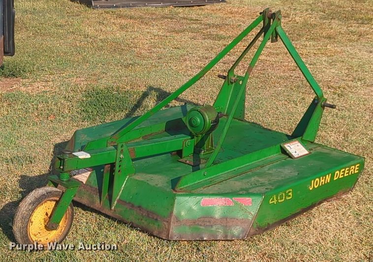 image for item EQ2185 John Deere 403 rotary mower