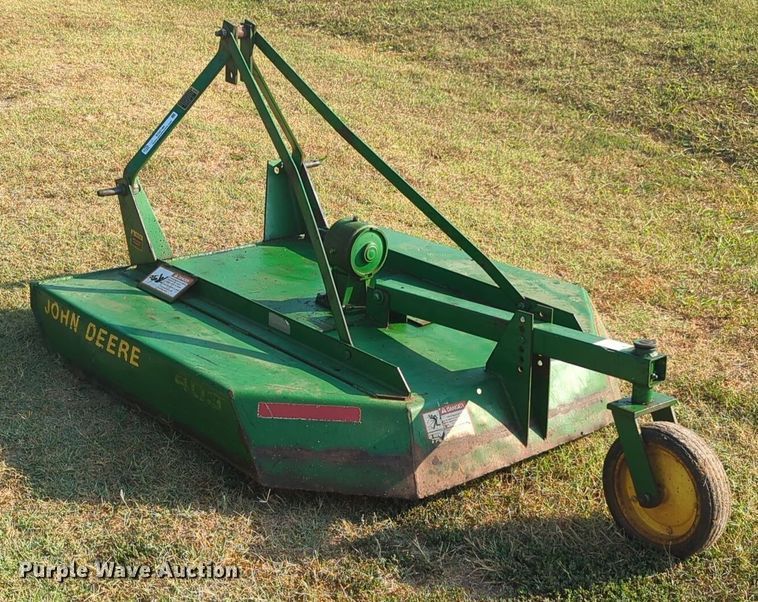 image for item EQ2185 John Deere 403 rotary mower