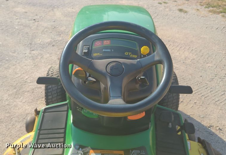 image for item EQ2186 John Deere GT235 lawn mower