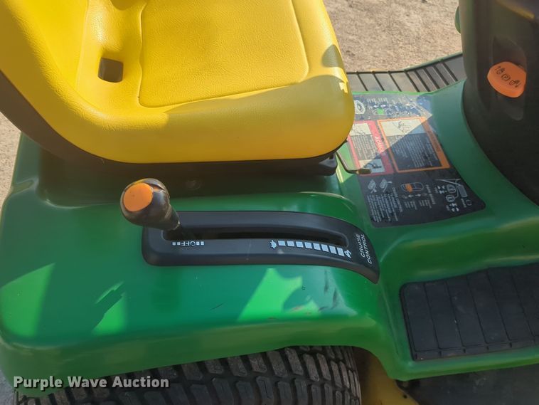 image for item EQ2186 John Deere GT235 lawn mower