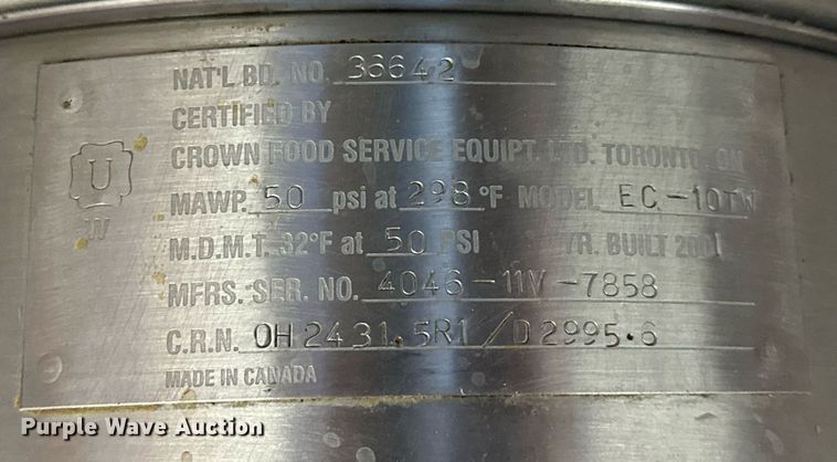 image for item IB9496 Market Forge steam pot