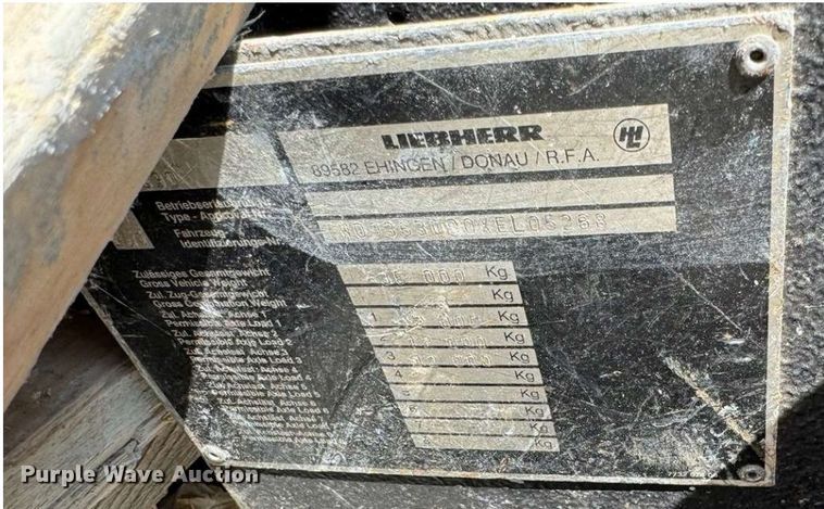 image for item NX9104 1999 Liebherr LTM 1040/1 crane