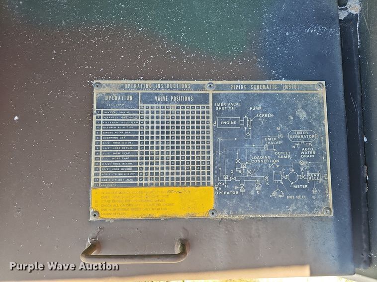 image for item NX9107 1980 M967A1 Tank trailer