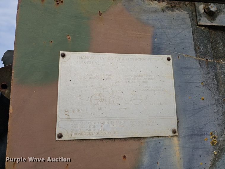 image for item NX9109 1985 Caterpillar  621B conventional scraper 