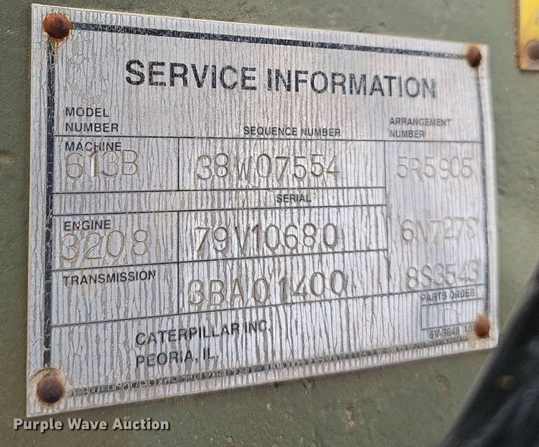 image for item NX9111 1982 Caterpillar  613B water wagon