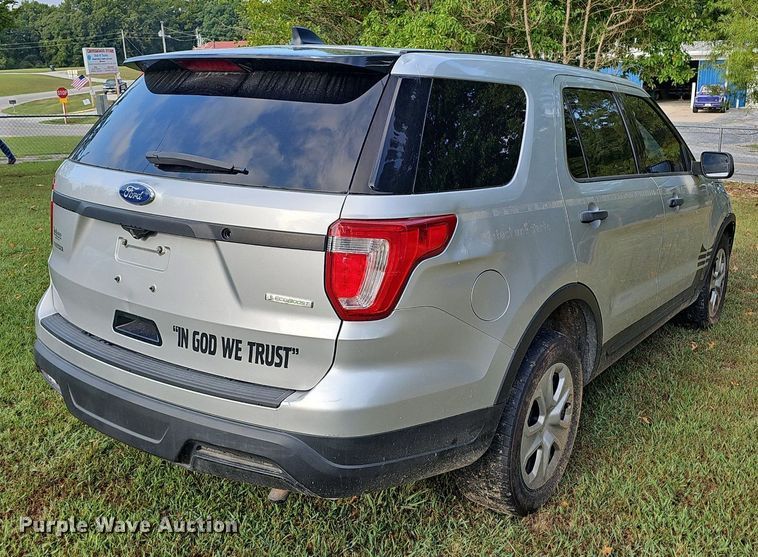image for item NX9184 2018 Ford Explorer Police Interceptor SUV