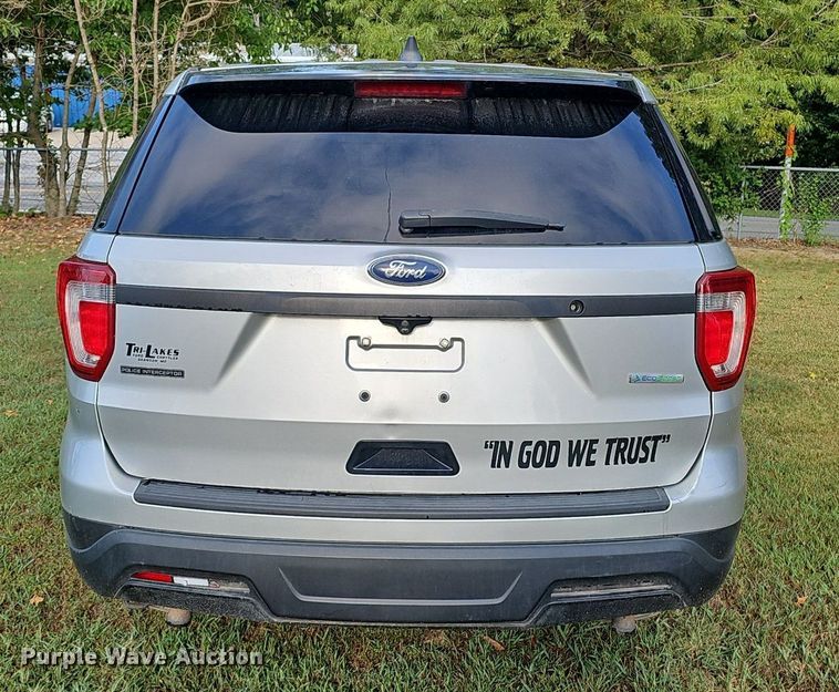 image for item NX9184 2018 Ford Explorer Police Interceptor SUV