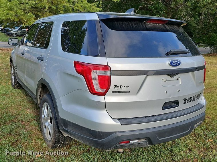 image for item NX9184 2018 Ford Explorer Police Interceptor SUV