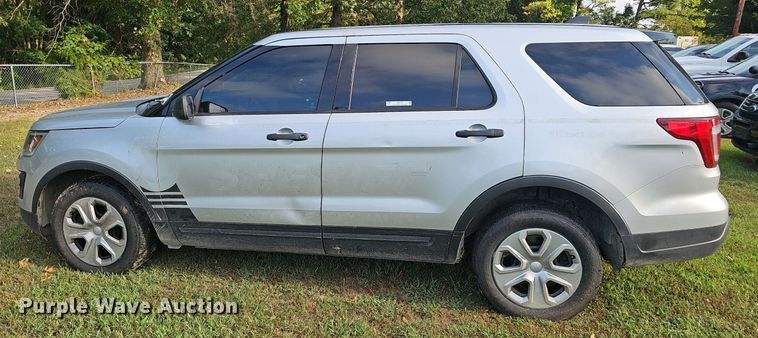 image for item NX9184 2018 Ford Explorer Police Interceptor SUV