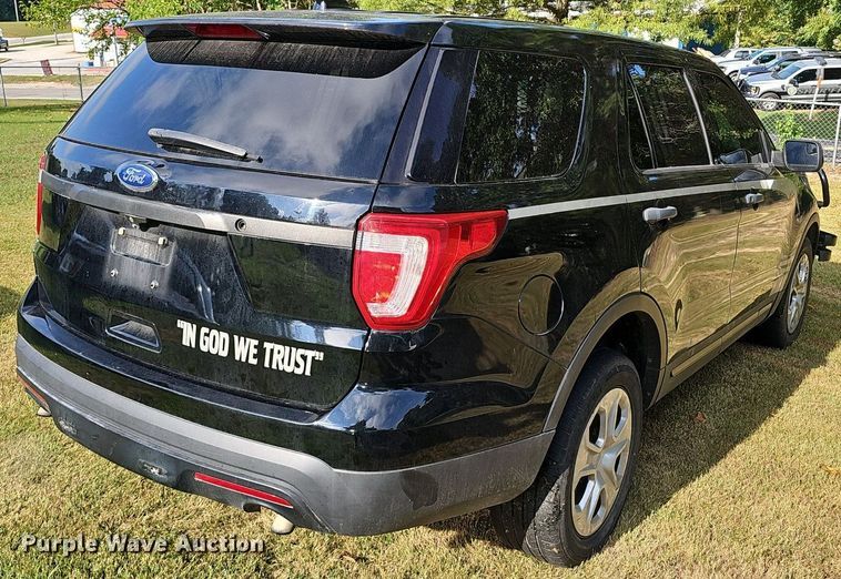 image for item NX9186 2017 Ford  Explorer Police Interceptor SUV