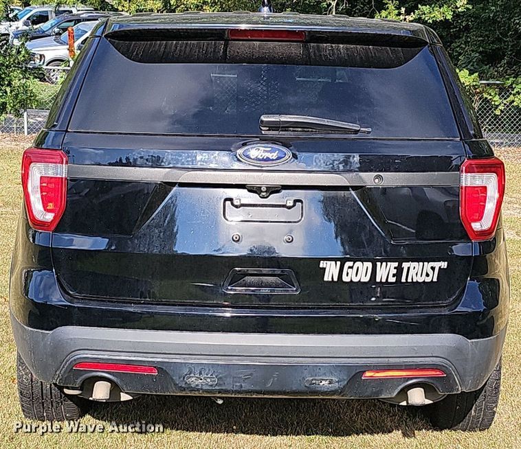 image for item NX9186 2017 Ford  Explorer Police Interceptor SUV