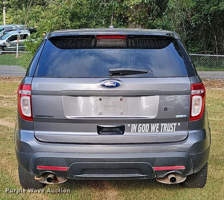 image for item NX9188 2013 Ford Explorer Police Interceptor  SUV