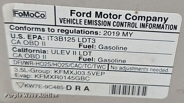 image for item NX9189 2019 Ford  Explorer Police Interceptor   SUV