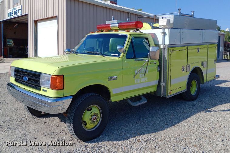 image for item NY9527 1988 Ford F350 Custom rescue vehicle