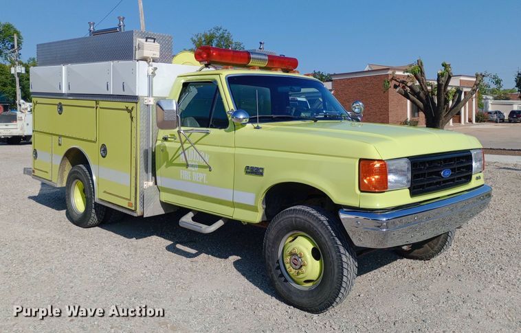 image for item NY9527 1988 Ford F350 Custom rescue vehicle