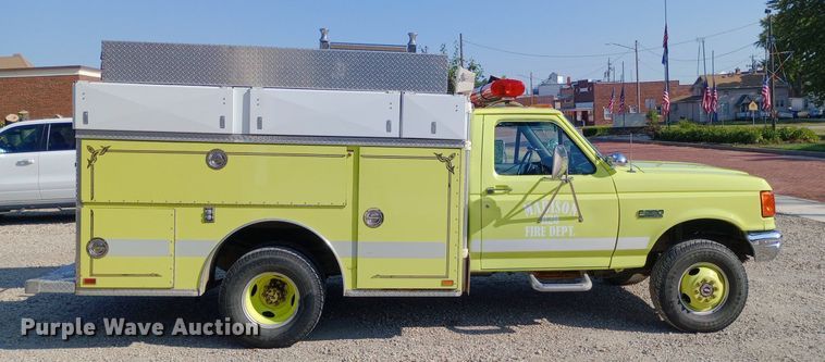 image for item NY9527 1988 Ford F350 Custom rescue vehicle